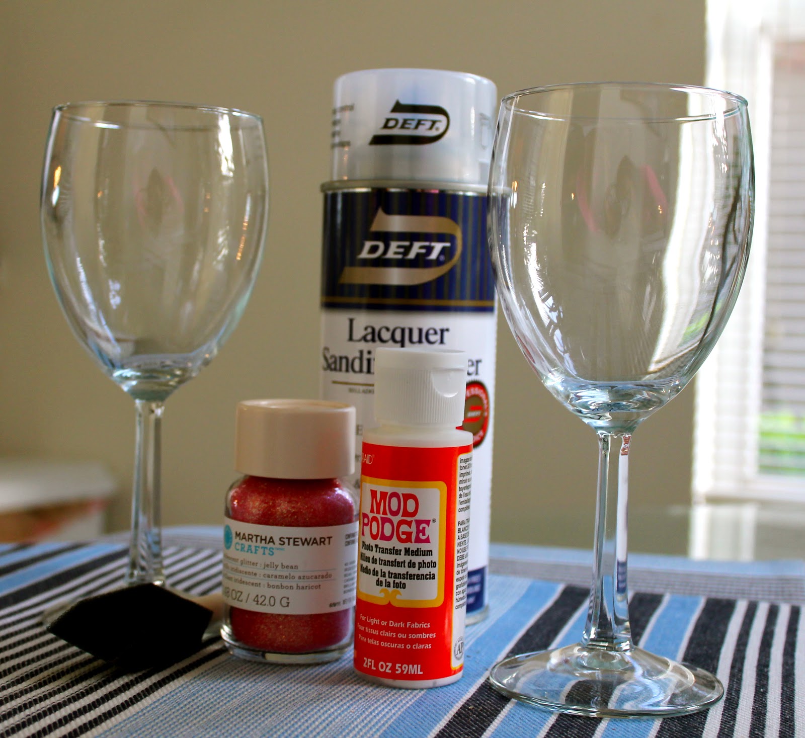 Saw it, Pinned it, Did it...Glitter Style The Monogrammed Life