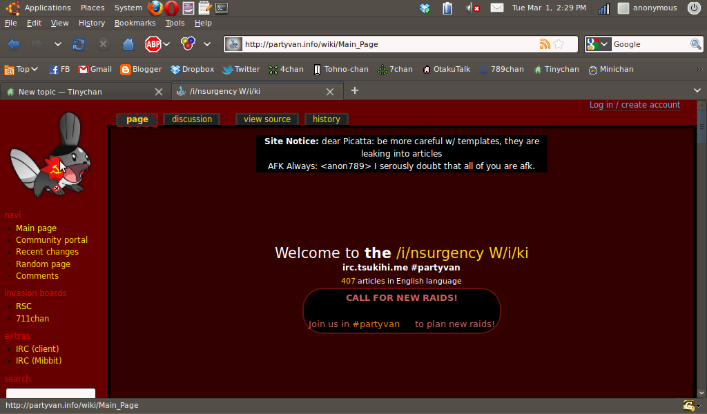 gather in IRC just to sit