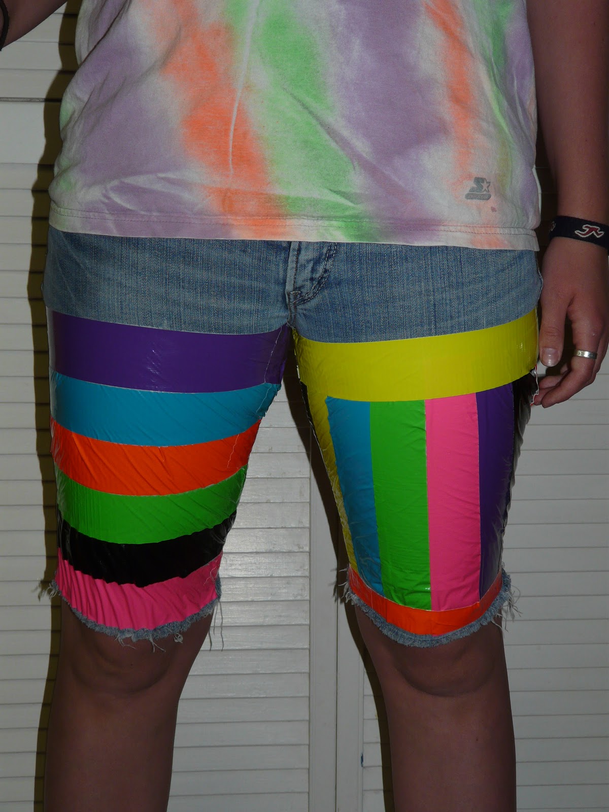 The "Secret" is Gratitude Duct Tape Shorts or Pants Still able to