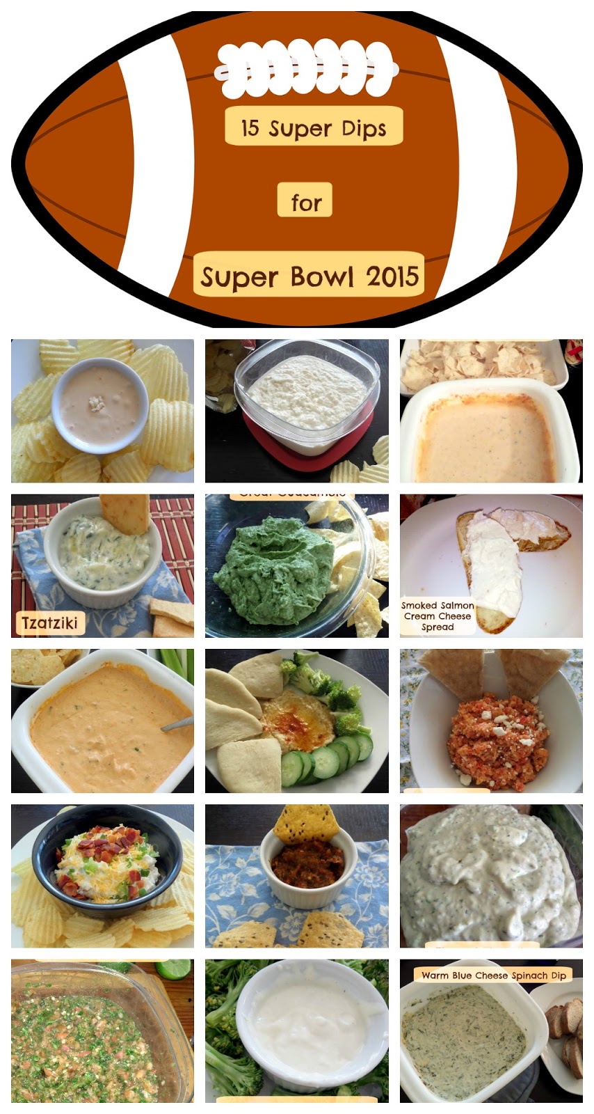 15 Super Dips for Super Bowl 2015 Joybee, What's for Dinner?