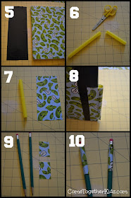 Come Together Kids: Duck Tape Notebooks with Pencil Holder