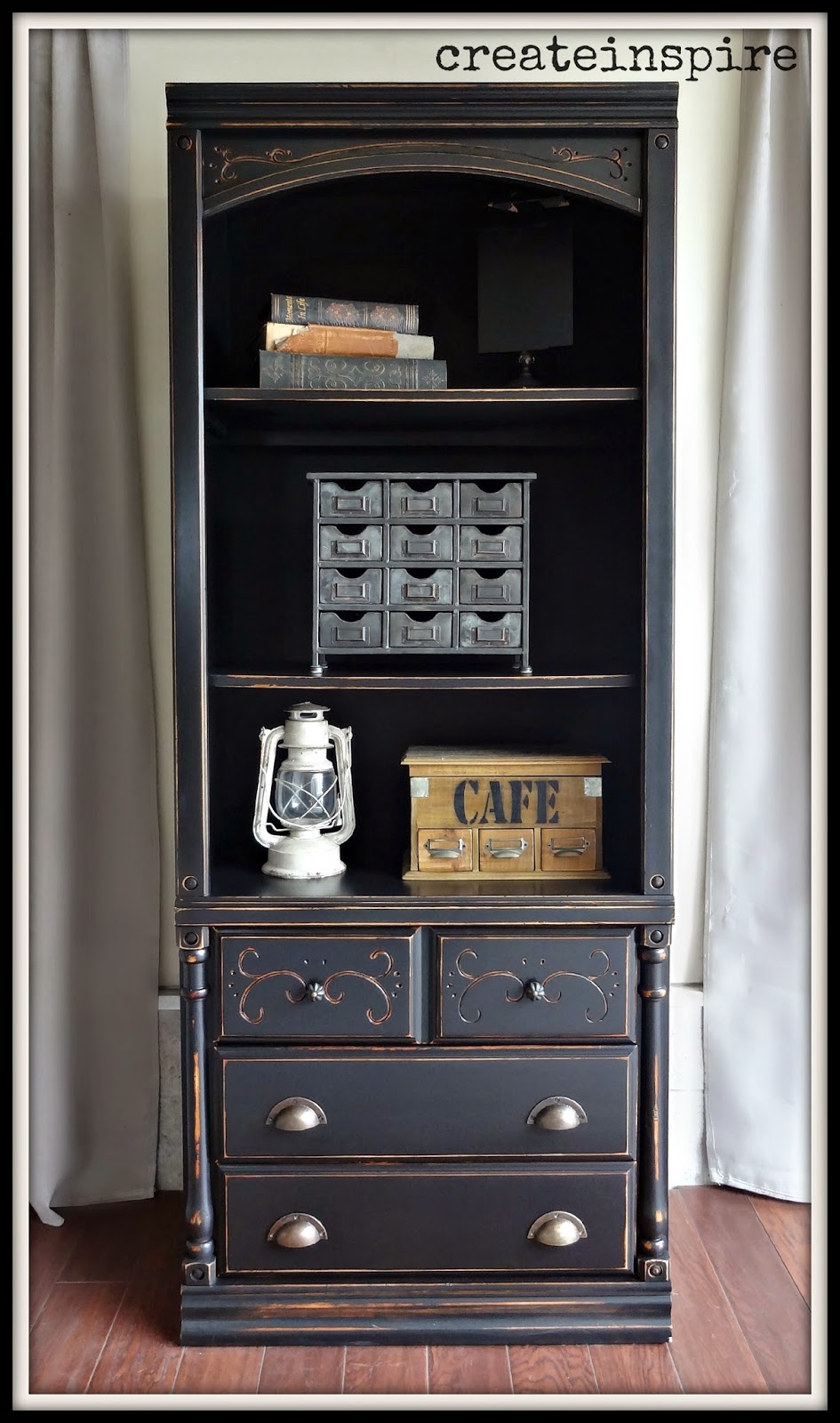 {createinspire} Bookcase update part II