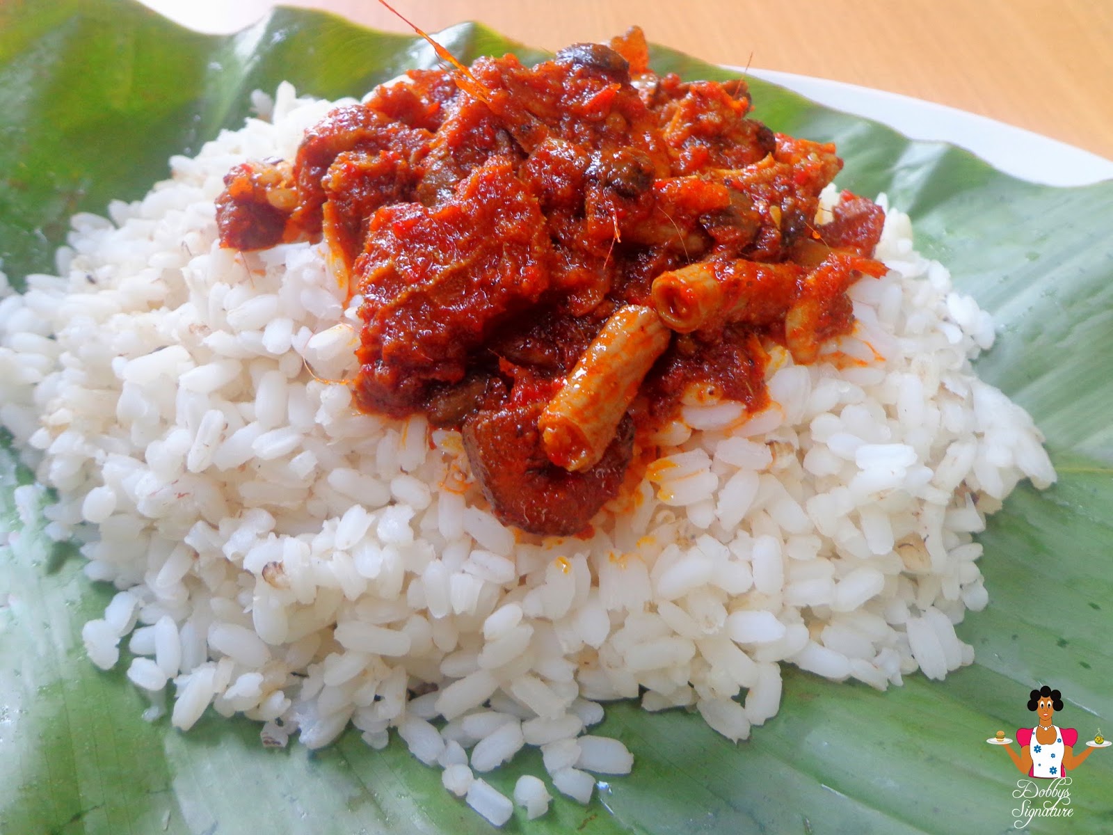 Plain Ofada Rice Sauce “Obe Ata Iru” Dobby's Signature