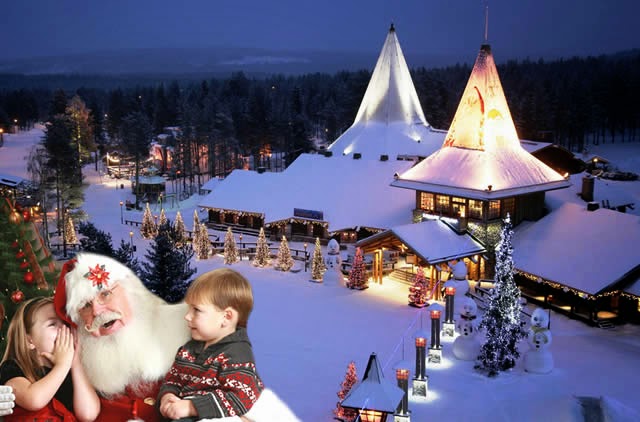Vila do Papai Noel, Lapônia, Finlândia - Santa Claus Village, Rovaniemi Lapland Finland Vila do Papai Noel, Lapônia, Finlândia - Santa Claus Village, Rovaniemi Lapland Finland