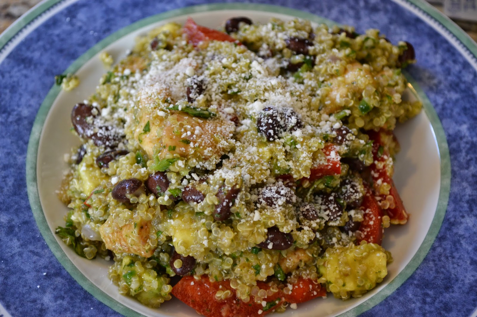 Al's Recipe Reviews Black Bean Quinoa Bowl with Cilantro Honey Lime Vinaigrette