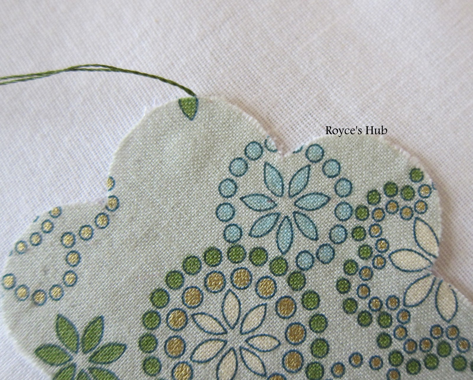 Royce's Hub Hand Applique Using Blanket Stitch A Tutorial