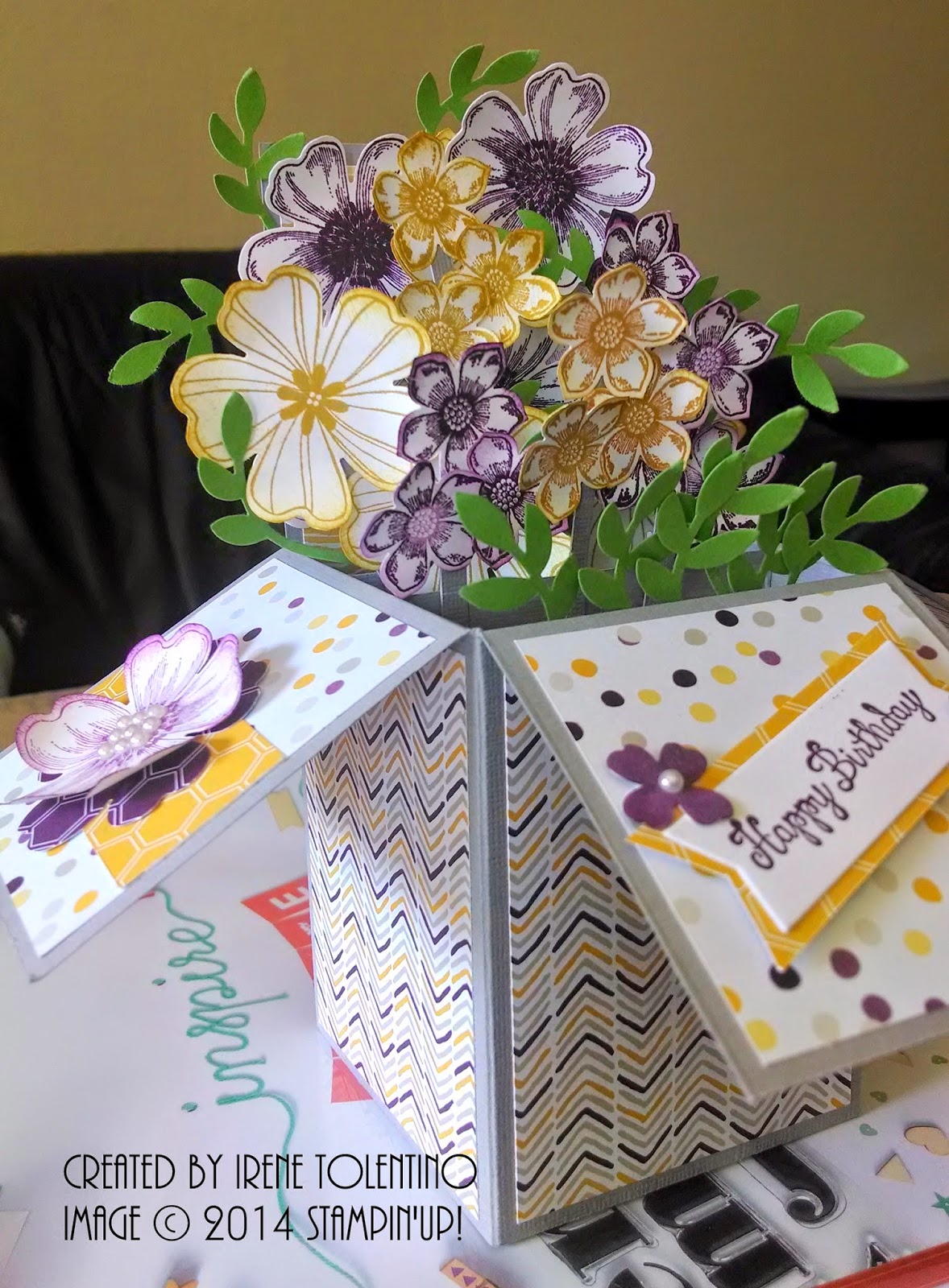 Relax. Make a Card Card in a Box with Petite Petals and Flower Shop