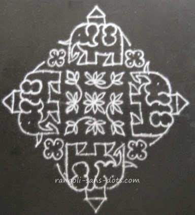 another step in this big kolam or rangoli big-elephant-kolam.jpg