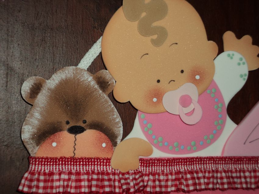 Tutorial de artesanÃas: cartel de bienvenida para bebés