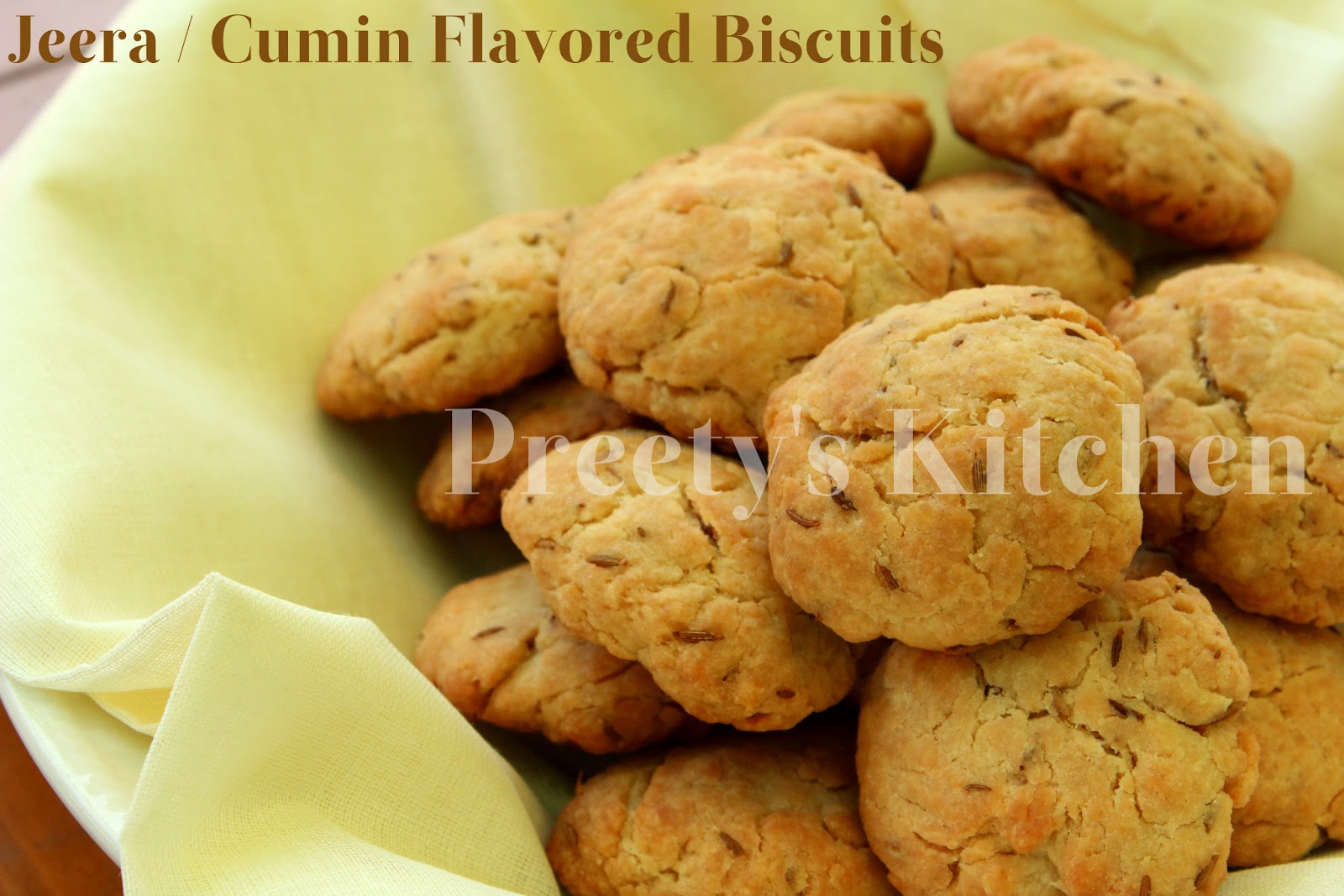 Preety's Kitchen Baked Cumin Flavored Biscuits / Jeere Wale Namkeen Biscuit