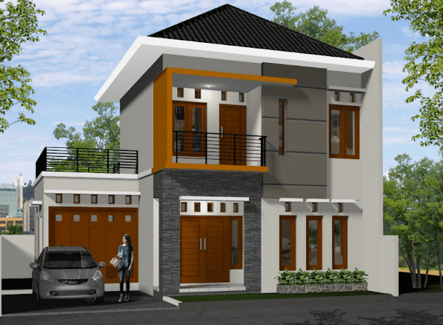 Inspirasi Rumah Idaman Minimalis 2 Lantai Terbaik Godean Web Id