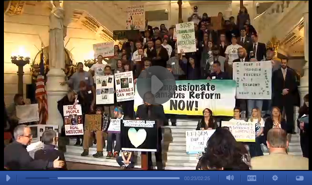 abc27: The Capital Rotunda was filled with people...