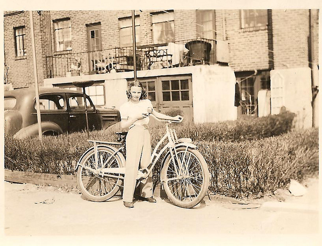 Vintage Photos of Ladies with Bicycles. Vintage Photos of Ladies with Bicycles.