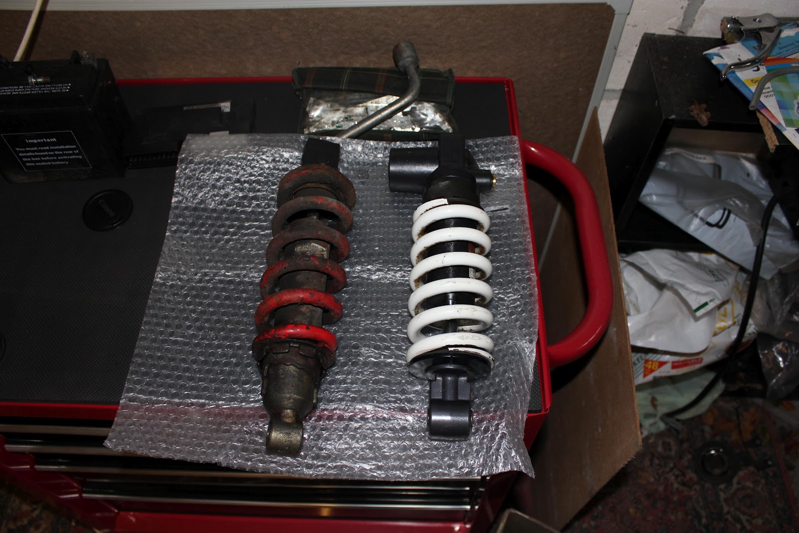 VFR800rr 929 rear shock conversion