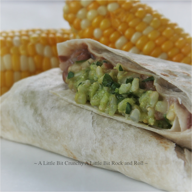 A Little Bit Crunchy A Little Bit Rock and Roll Bean Burritos with Avocado Brown Rice