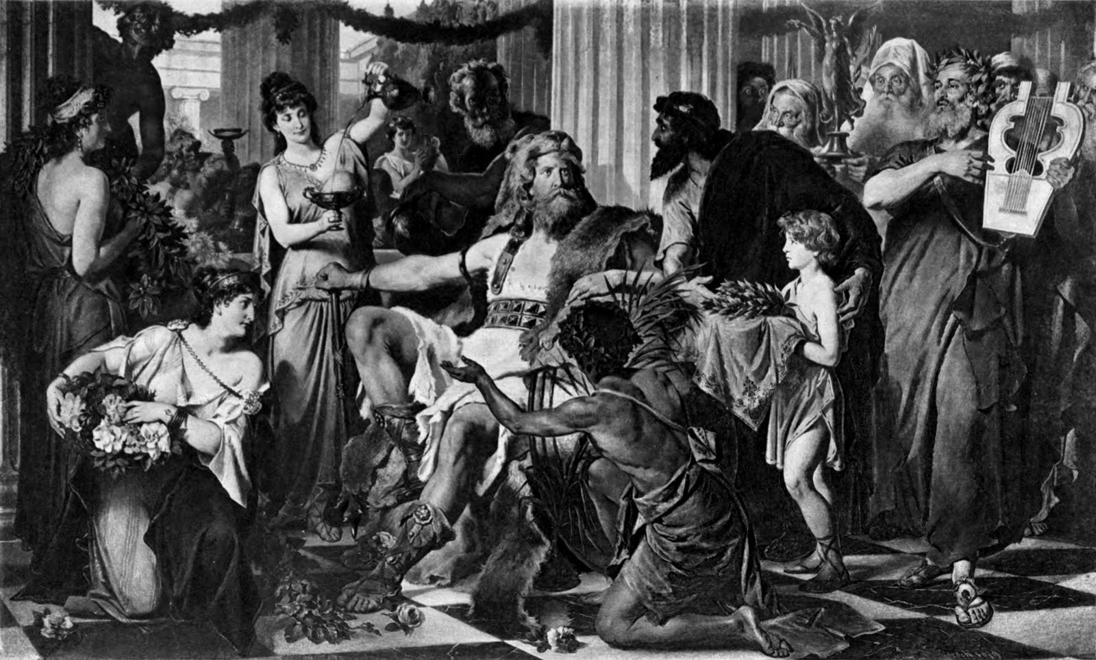 WARRIORS HALL OF FAME Alaric I (370410), The Barbarian King Who