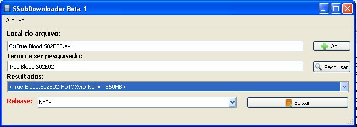 Download SSubDownloader Beta 1 (Baixar Legendas) 2011 agosto programas Download SSubDownloader Beta 1 (Baixar Legendas) 2011 agosto