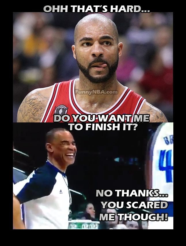 Funny Carlos Boozer Hits The Referee In The Nuts NBA FUNNY MOMENTS