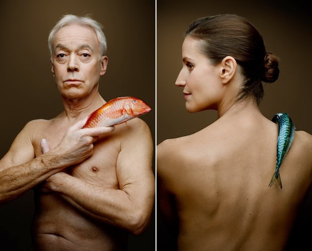 O ator Nickolas Grace e a cantora e atriz Joanna Bergin também participaram da campanha 'Fishlove'. Crédito: Fishlove/Rouvre O ator Nickolas Grace e a cantora e atriz Joanna Bergin também participaram da campanha 'Fishlove'. Crédito: Fishlove/Rouvre