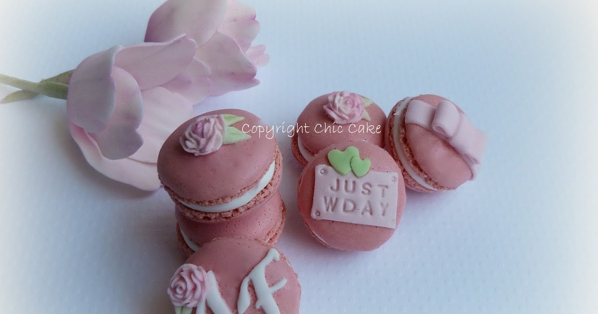 Chic Cake Macaron Decorati Segnaposto Matrimonio