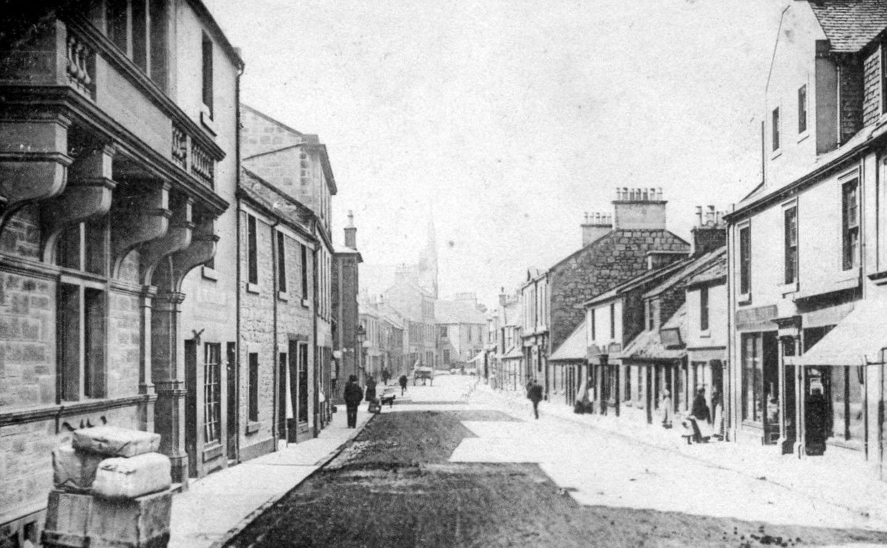 Tour Scotland Photographs Old Photographs Main Street Kilwinning Scotland