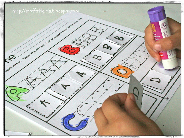 Free Printable ABC Cut and Paste