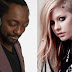 Avril Lavigne in studio working with Will.I.Am