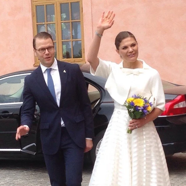 Crown Princess Victoria of Sweden and Crown Prince Daniel of Sweden attended the citizenship ceremony at the Uppsala Castle 