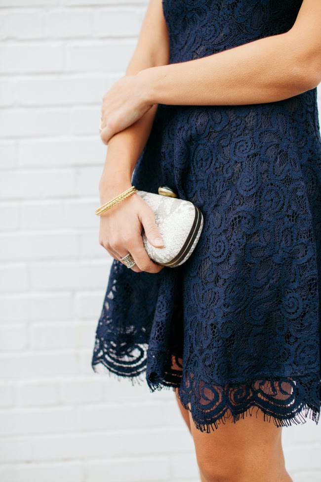 Navy Lace Dress Navy Lace Dress
