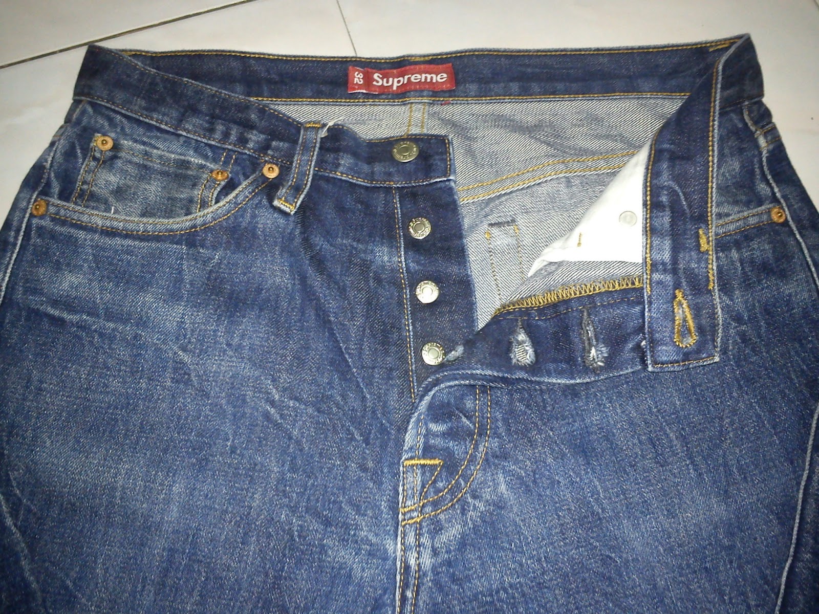 supreme selvedge denim