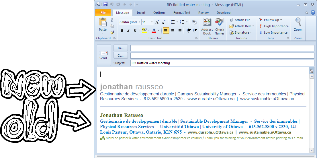 The ECO Friendly Email Signature The Sustainabilitree