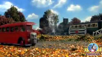 Little red Bertie the bus arrived Thomas and friends Emily had left the village station connection