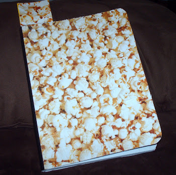 POPCORN JOURNAL AND BOOKMARK
