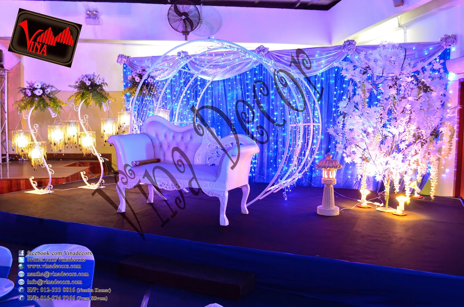 A Truly Magical Winter Wedding Dinner Concept at Pusat Komuniti Setul Perdana, Jalan 2/48A, Sentul Perdana, Bandar Baru Sentul Perdana, Kuala Lumpur on Saturday 26/04/2014 7PM (Entrance Decor with cloth, lighting, and dry stam, Walk way pillar (tree 11 feet tall) enhanced with white leafs and hanging crystal, Walk way arch / dome with hanging crystal and dry stam, main table setting, stage setting, photography section custom design as per couple request, table and chair, and projector screen 10 x 10 feet. A Truly Magical Winter Wedding Dinner Concept at Pusat Komuniti Setul Perdana, Jalan 2/48A, Sentul Perdana, Bandar Baru Sentul Perdana, Kuala Lumpur on Saturday 26/04/2014 7PM (Entrance Decor with cloth, lighting, and dry stam, Walk way pillar (tree 11 feet tall) enhanced with white leafs and hanging crystal, Walk way arch / dome with hanging crystal and dry stam, main table setting, stage setting, photography section custom design as per couple request, table and chair, and projector screen 10 x 10 feet.