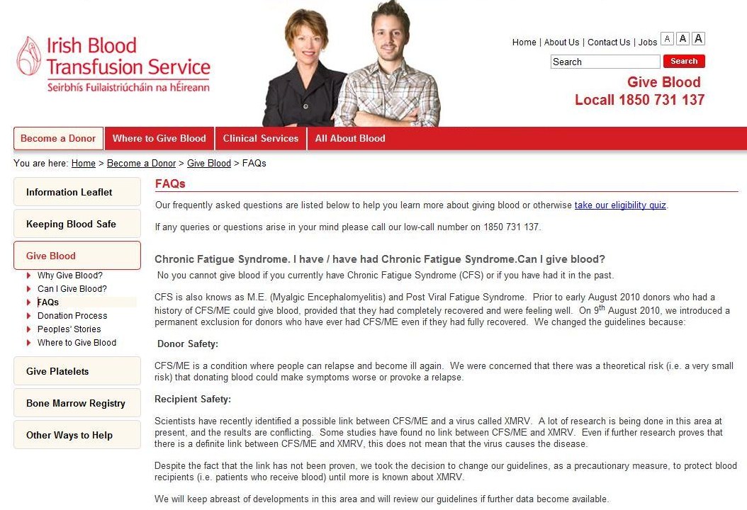 THE NICEGUIDELINES BLOG Blood donation statement by the Irish Blood