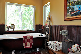 Upstairs Bath Interior Photo Unique claw foot tub in upstairs bath