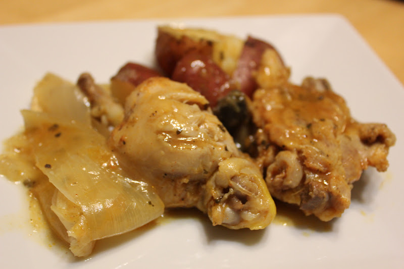 THE BUSY MOM CAFE The Weekend Chef Braised Herb Chicken Thighs with