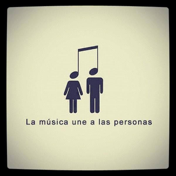 la música une a las personas