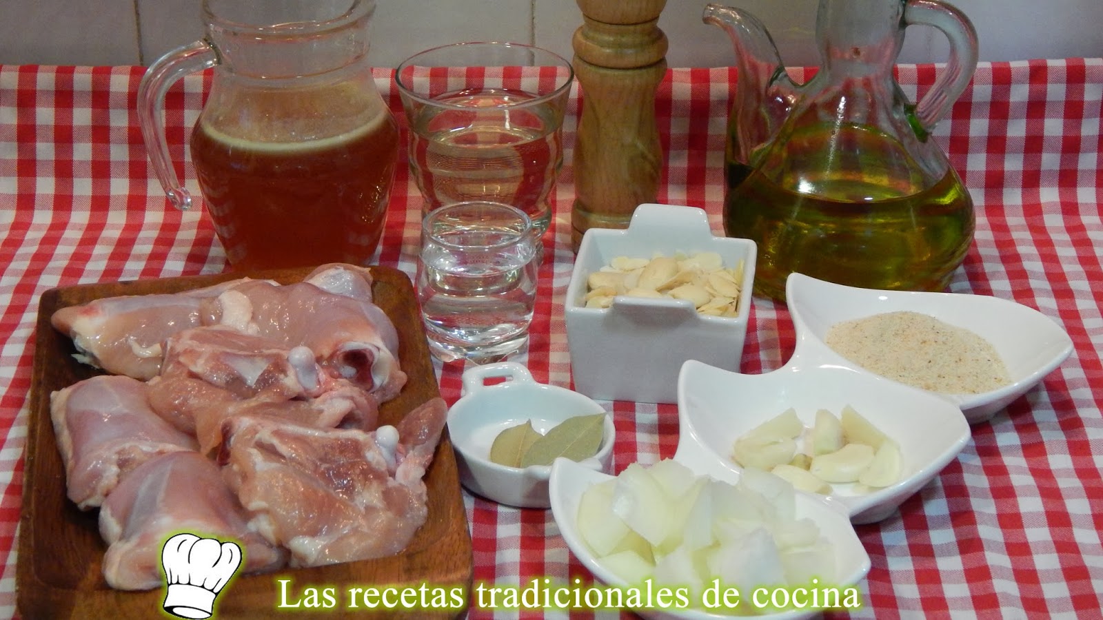 Pollo con salsa de almendras, receta fácil Recetas de cocina con