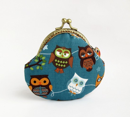 Owls purse, кошелек Owls, кошелек с совами