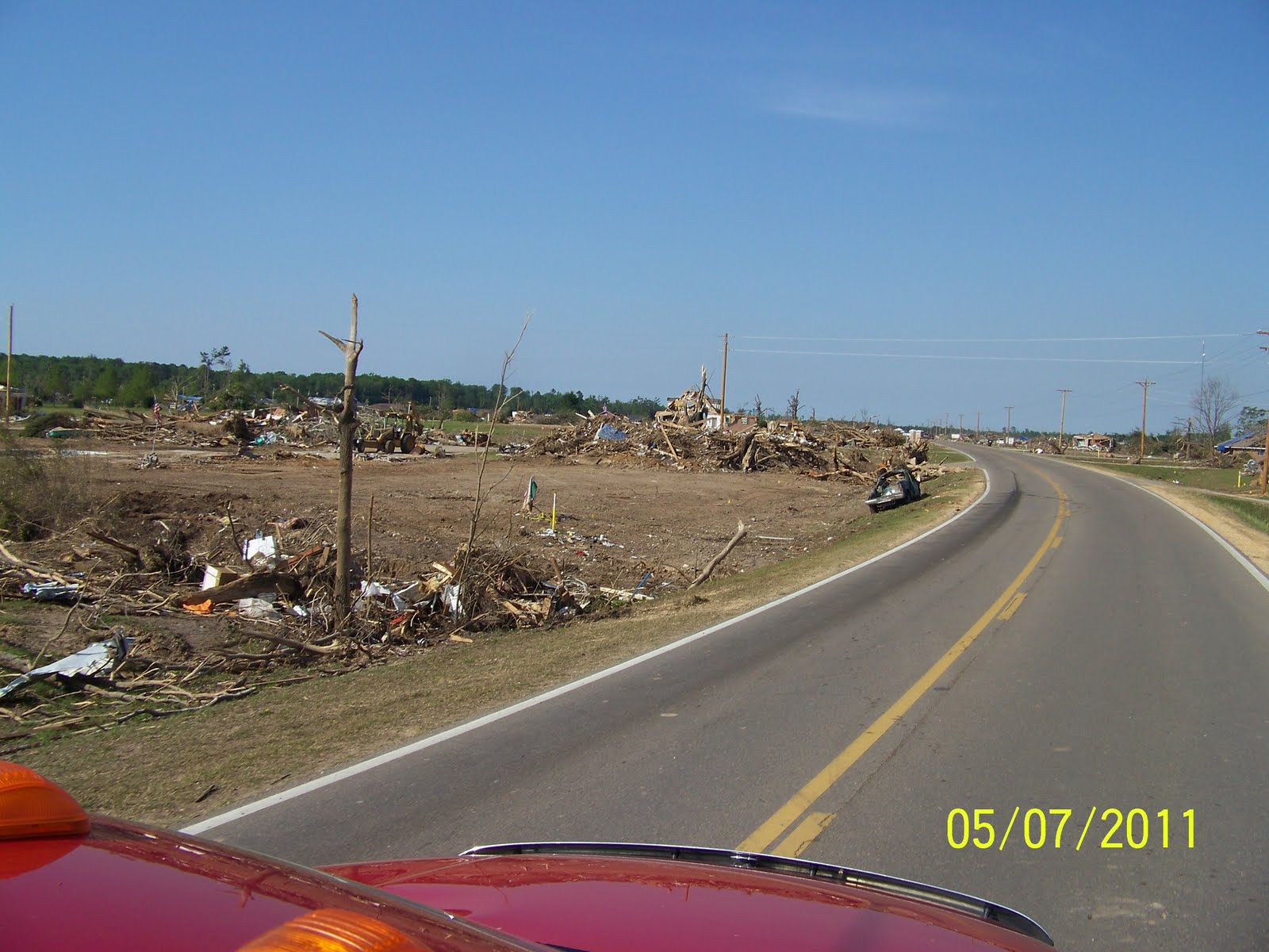 Darryl and Cindy Cunningham Photos of Smithville Tornado Damage