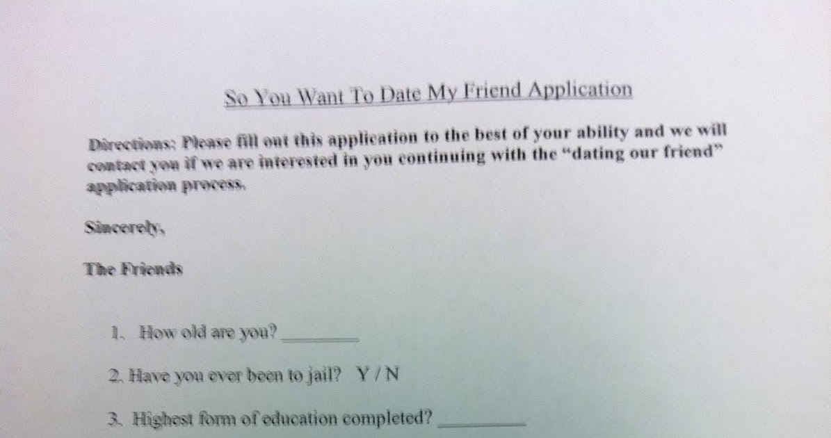 Application for dating my best friend