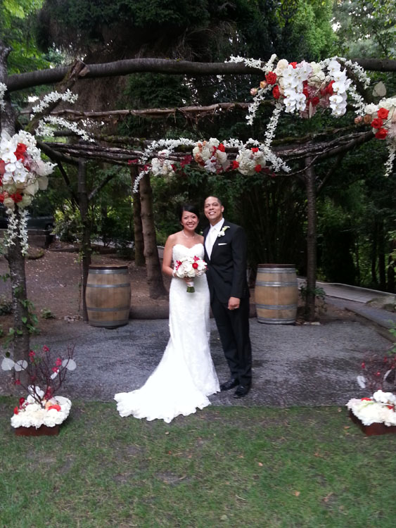 summer evening wedding