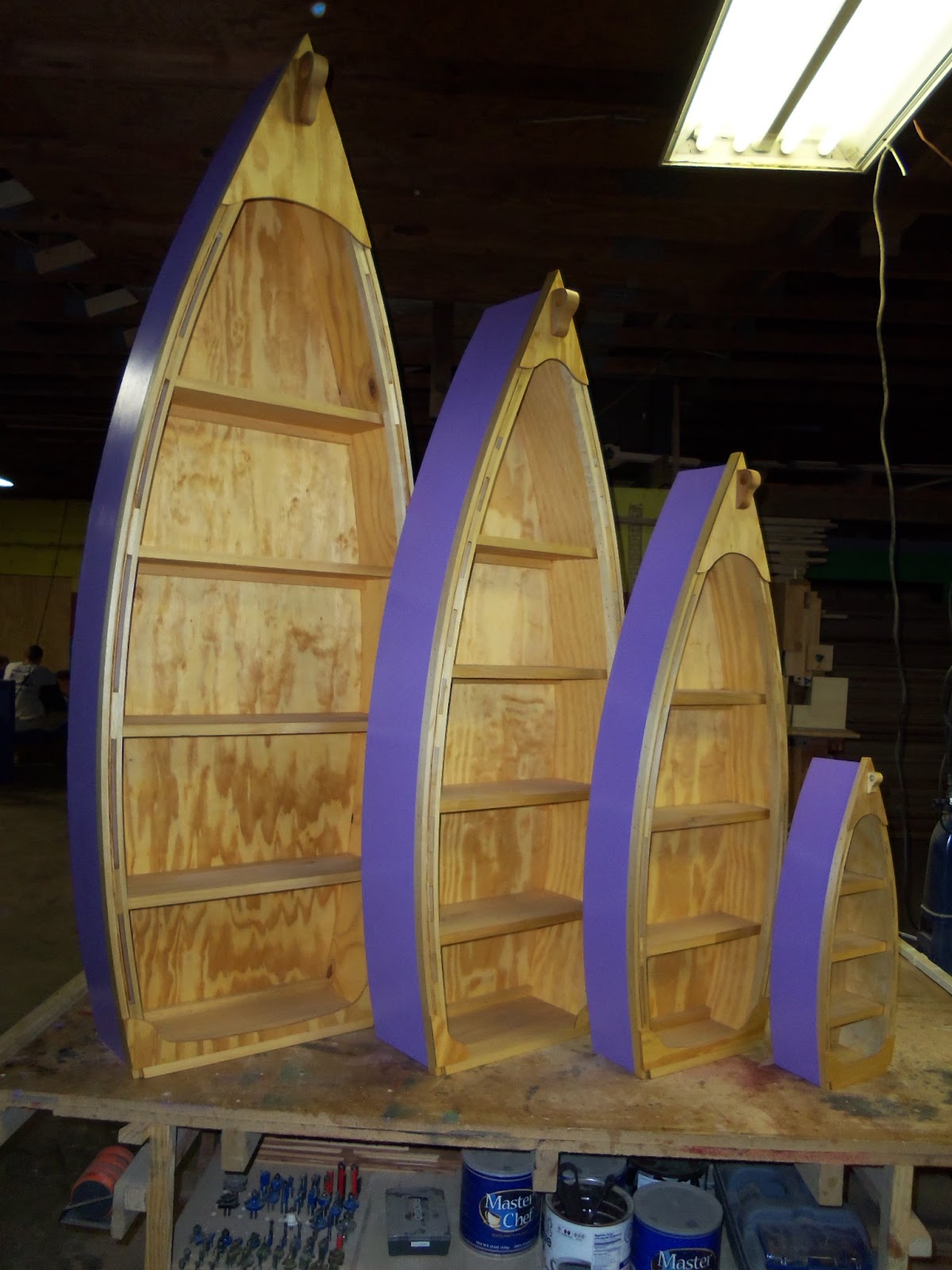 WDDSr Fine Woodworks Boat Shelves