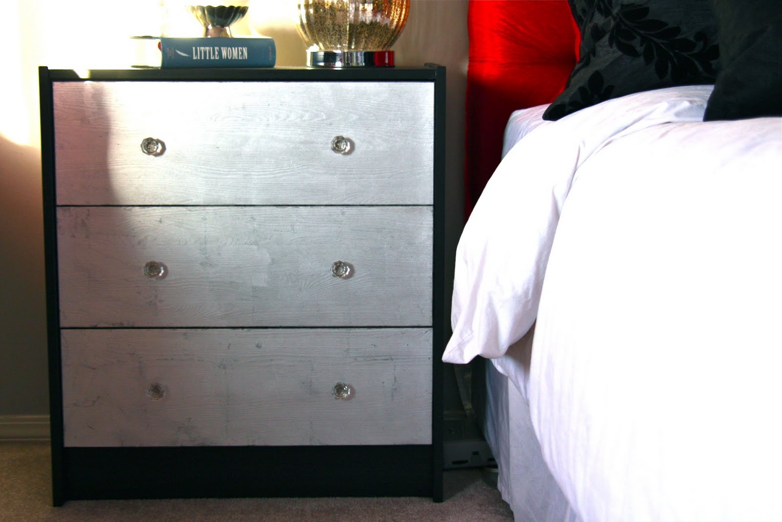 Wonderful Things Daily Silver Leaf Ikea Rast Dresser Hack