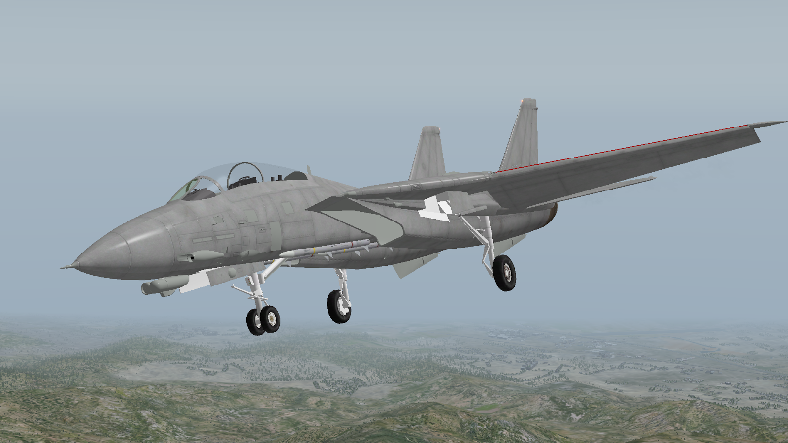 the f 14 s main landing gear is built to sustain the extreme forces when the aircraft touches down on the aircraft carrier deck the f 14 s main landing gear is built to sustain the extreme forces when the aircraft touches down on the aircraft carrier deck