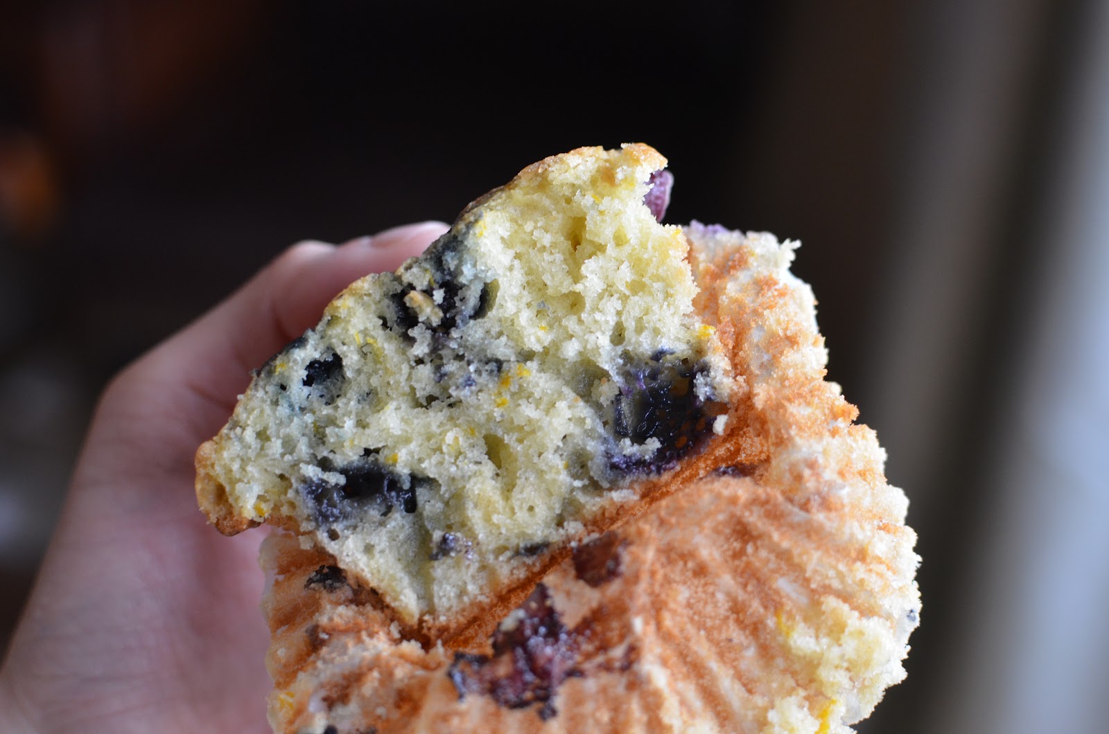 Playing with Flour Blueberry muffins with orange zest