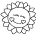 Desenho de sol para colorir. Desenhos infantil para pintar