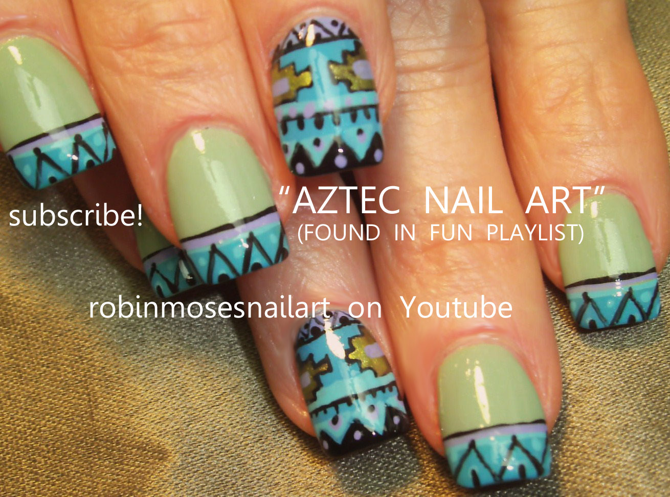 9. Tribal Nail Designs with Aztec Print on Pinterest - wide 8