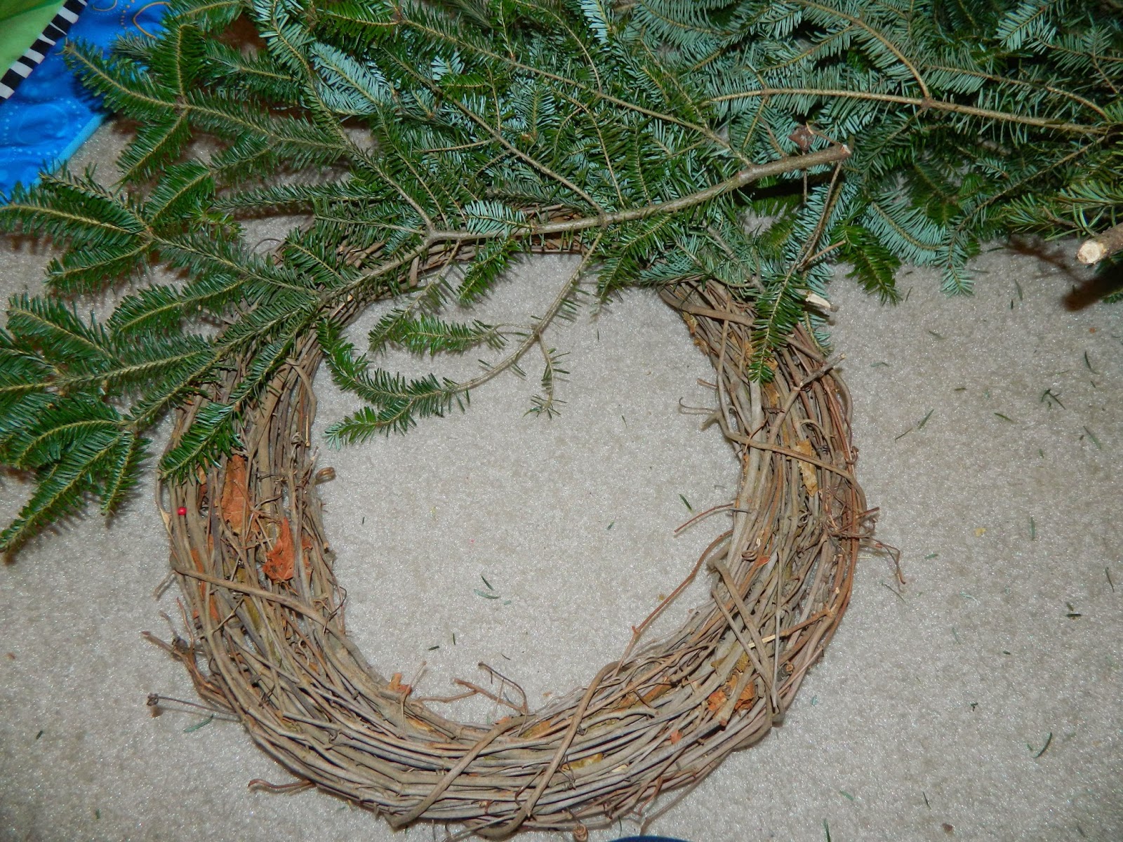 PolkaDotty Place DIY Pine Wreath